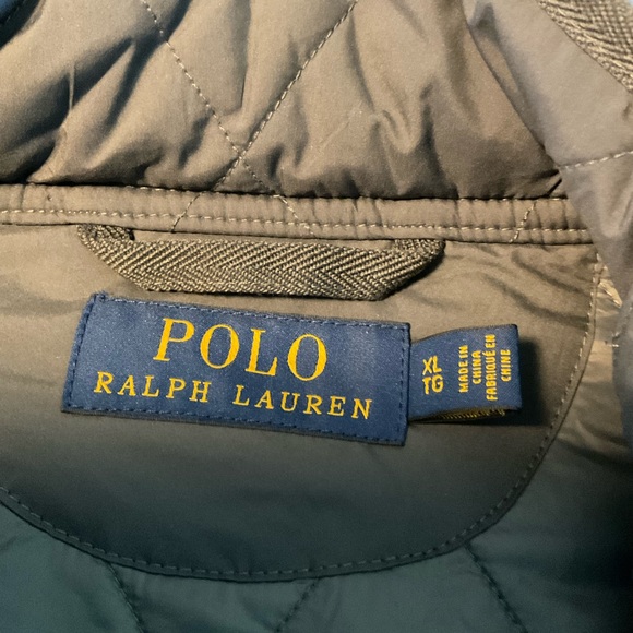 Polo Ralph Lauren Slate Grey Quilted Repellent Field Jacket NWOT, Size XL TG - Picture 7 of 14